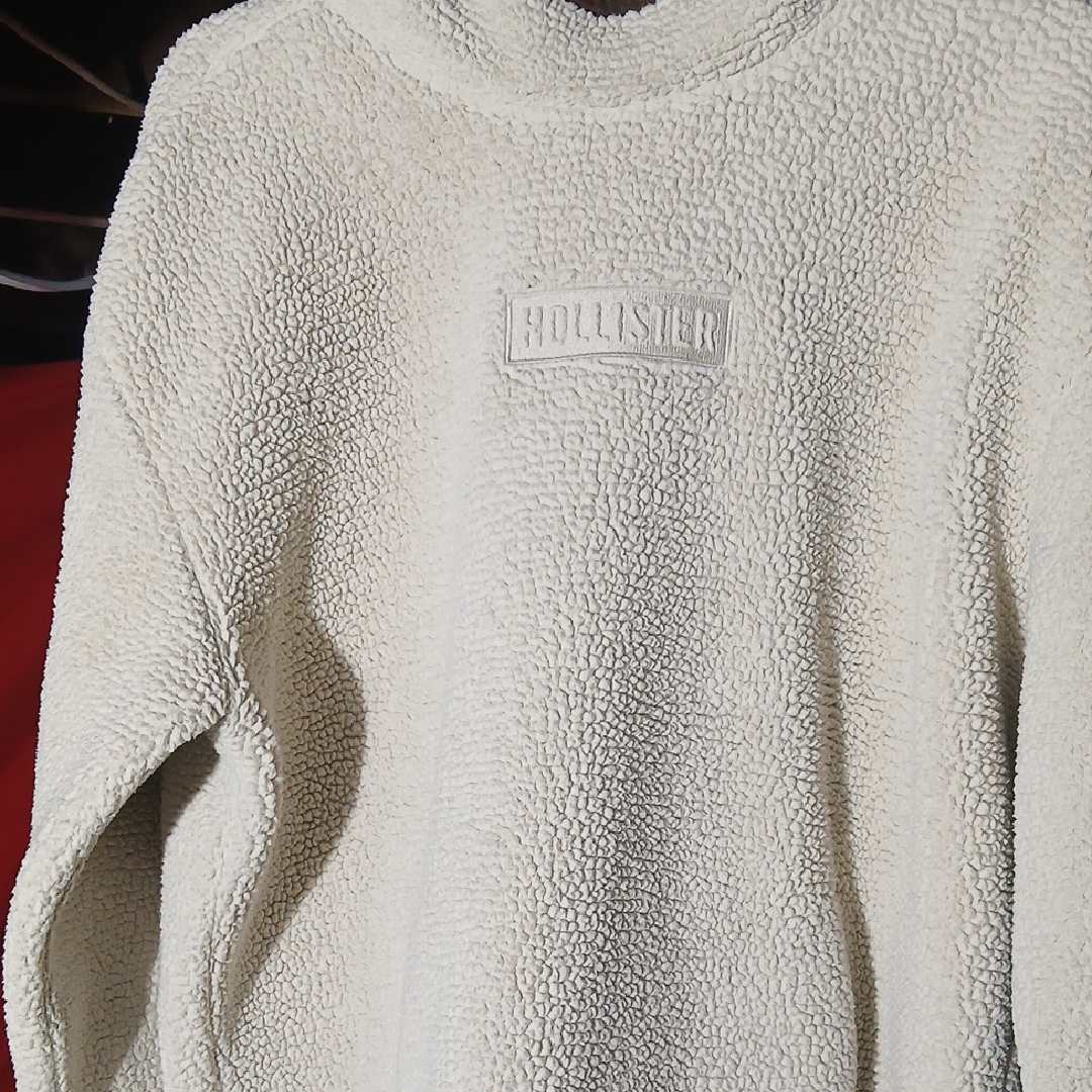 Hollister Off-White Sherpa Hoodie